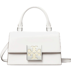 Tory Burch Handbags Tory Burch Brushed Bon Bon Mini Top Handle Bag - Optic White