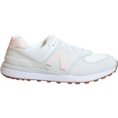 Beige - Women Golf Shoes New Balance Women's 574 Greens Golf Shoes, 8.5, Sand