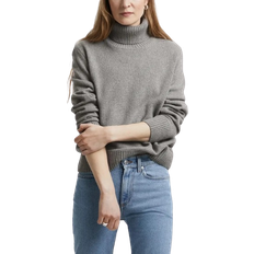 ASKET The Cashmere Roll Neck - Light Grey