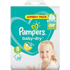 Diapers Pampers Baby Dry Size 8 17+kg 52pcs