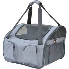 Pawhut Folding Pet Carrier for Car Seat & Travel 34x30cm