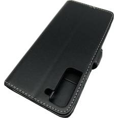 Samsung Galaxy S21 FE Wallet Cases BLACK For Samsung Galaxy S21 FE Phone Case, Cover, Flip Wallet, Folio, Leather /Gel