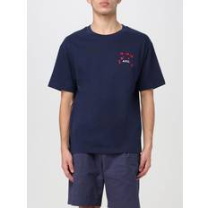 Silk T-shirts & Tank Tops A.P.C. Navy Hearts T-Shirt IAK Dark Navy