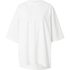 Topshop Oversized T-shirt med sænkede skuldre hvid