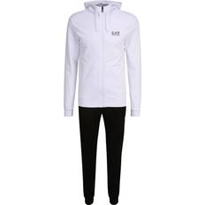Jumpsuits & Overalls EA7 Core Identity Cotton Tracksuit - White