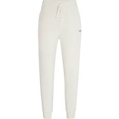 Hugo Boss Women Trousers & Shorts Hugo Boss Cotton-terry tracksuit with print White