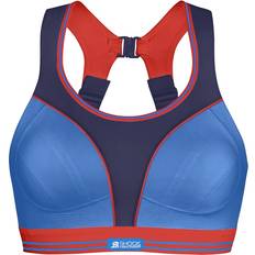 Blue - Women Bras Shock Absorber Ultimate Run Bra - Purple Sensation/Deep Water Blue