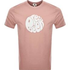 Pretty Green Gillespie Logo T-shirt - Light Pink