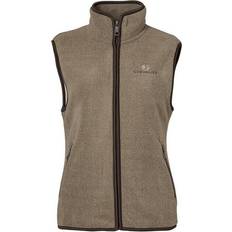 Hunting Vests Chevalier Mainstone Fleece Hunting Vest Women -Saddle Brown