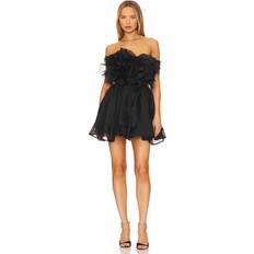 Bardot Fleurette Mini Dress in Black. 10, 12, 2, 4, 8