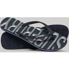 Superdry VINTAGE VEGAN FLIP FLOP WF310228A Navy/Silver 5–6, Marinblå silver