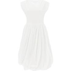 Marni Midi Balloon Dress - White