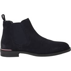 5.5 Chelsea Boots Tommy Hilfiger Suede Round Toe - Desert Sky