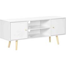 Homcom Cabinet White TV Bench 120x50cm