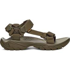 Green - Men Sport Sandals Teva Terra Fi 5 Universal - Olive