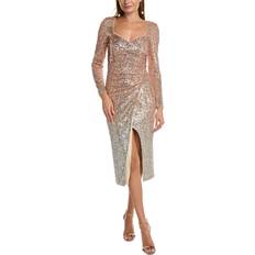 Badgley Mischka Ombre Sequin Cocktail Dress