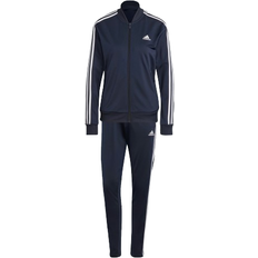 Women - XXL Jumpsuits & Overalls Adidas Essentials 3 Stripes Training Set - Better Scarlet/White