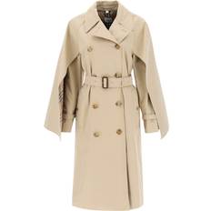 Burberry L Outerwear Burberry Belted Trench Coat - Honey