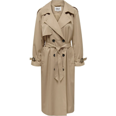 XXS Coats Only Chloe Double Breasted Trenchcoat - Brown/Tannin