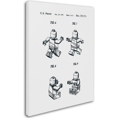 Trademark Fine Art Claire Doherty 'Lego Man Patent 1979 Page 2 White'