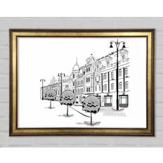 ClassicLiving Single Picture Gold Framed Art 29.7x21cm