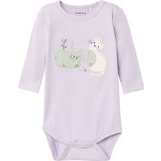 Name It Dyine Long Sleeved Romper - Orchid Petal (13227900)