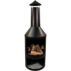 Samuel Alexander 1.4m Tall Outdoor Garden Patio Chiminea Log