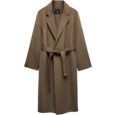 S Coats Mango Batin Belt Handmade Coat - Khaki