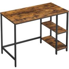 Brown Furniture Vasagle Industrial Design Vintage Brown Writing Desk 50x100cm