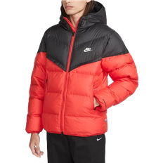 Nike L - Men - Winter Jackets Nike Windrunner PrimaLoft Men's Storm FIT Hooded Puffer Jacket - Black/University Red/Sail
