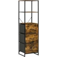 Homcom Industrial Rustic Brown Storage Cabinet 40x155cm