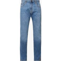 Armani Emporio Mens Denim Blu Ch Regular-fit Straight-leg stretch-denim Jeans