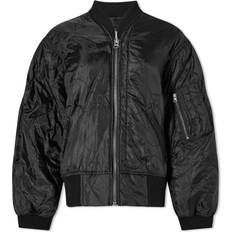 R13 Black Refurbished Liner Bomber Jacket OVERDYED BLACK UNI