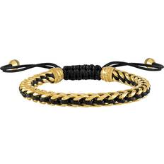 Bulova Men's Icon Cord Bracelet in Gold-Plated Stainless Steel Na