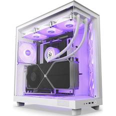 Computer Cases NZXT H6 FLOW RGB Tempered Glass