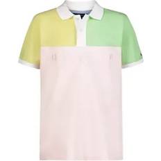 Tommy Hilfiger Boys Polo Shirts Tommy Hilfiger Boy's Split Striped Polo Shirt - Lemonade