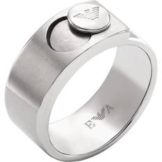 Emporio Armani Band Ring - Silver