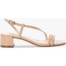 Pink Heeled Sandals Dune London Women's Ladies Maryanna Block Heeled Sandals Pink