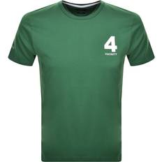 Hackett London Hackett Mens Green Heritage Number T-Shirt