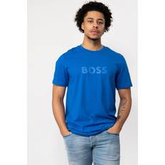 Boss Orange Men's RN Mens Center Logo T-Shirt Blue 40/Regular blue