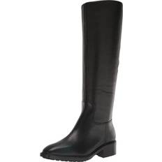 Calvin Klein Women Sport Shoes Calvin Klein Women's Botina Almond Toe Casual Tall Riding Boots Black Leather