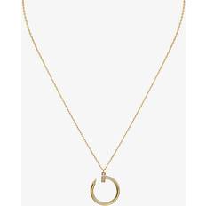 Cartier Jewellery Cartier Womens Yellow Gold Juste un Clou 18ct Yellow-gold and 0.12ct Diamond Pendant Necklace 42-46CM