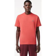 Lacoste Red Tops Lacoste Classic Fit Cotton Jersey T-shirt Sierra Red