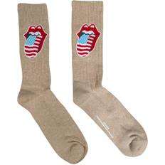 Rolling Stones Tongue Ankle White 7-11