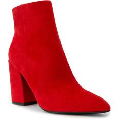 Sugar Women's Evvie Ankle Booties Red Micro