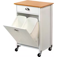 Kesper Kitchen Trolley White Trolley Table 45x36cm