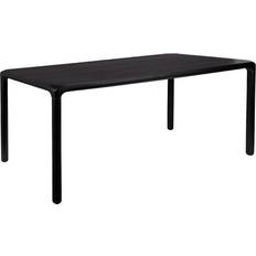 Ash Dining Tables Zuiver Storm Black Dining Table 88.9x180.3cm