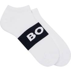 Hugo Boss White Socks Hugo Boss 2-Pak Ankel Sokker Hvid 39/42