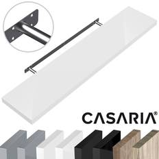 Casaria Floating High-Gloss Wall Shelf