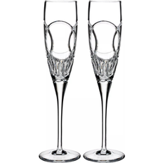 Waterford Love Happiness Flute Pair Champagne Glass 20.9cl 2pcs